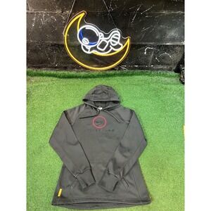 Nike Livestrong Womens SM Hoodie Sweatshirt Therma Fit Gray Pink Lance Armstrong